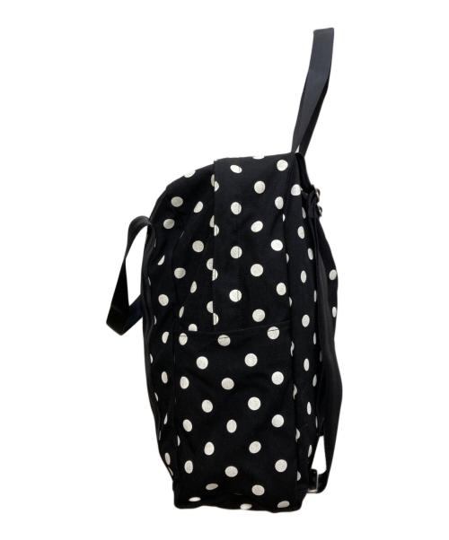 BLACK COMME des GARCONS（ブラックコムデギャルソン）BLACK COMME des GARCONS (ブラックコムデギャルソン) ドットデザインリュック ブラックの古着・服飾アイテム