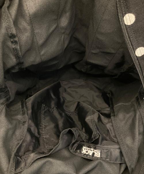 BLACK COMME des GARCONS（ブラックコムデギャルソン）BLACK COMME des GARCONS (ブラックコムデギャルソン) ドットデザインリュック ブラックの古着・服飾アイテム