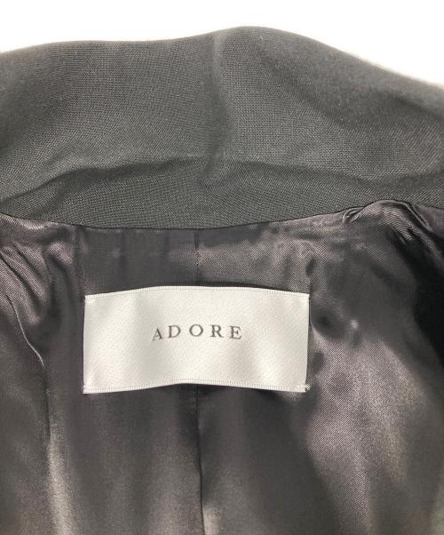 ADORE（アドーア）ADORE (アドーア) ドライモヘヤジャケット ブラック サイズ:38の古着・服飾アイテム