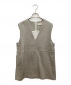 UNITED ARROWSユナイテッドアローズ）の古着「3COL メランジ ツイードベスト」｜グレー