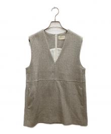 UNITED ARROWS（ユナイテッドアローズ）の古着「3COL メランジ ツイードベスト」｜グレー