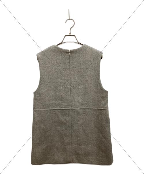UNITED ARROWS（ユナイテッドアローズ）UNITED ARROWS (ユナイテッドアローズ) 3COL メランジ ツイードベスト グレー サイズ:Freeの古着・服飾アイテム