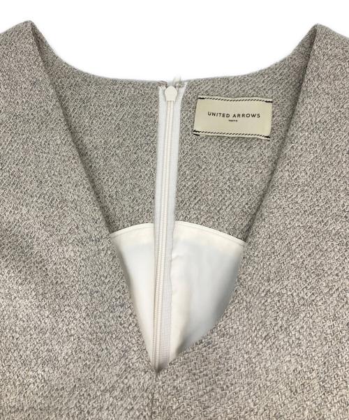 UNITED ARROWS（ユナイテッドアローズ）UNITED ARROWS (ユナイテッドアローズ) 3COL メランジ ツイードベスト グレー サイズ:Freeの古着・服飾アイテム