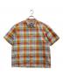 stussy（ステューシー）の古着「チェックシャツ」｜ブルー×オレンジ