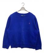 POLO RALPH LAURENポロ・ラルフローレン）の古着「ロゴスウェット」｜ブルー