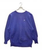 Champion REVERSE WEAVEチャンピオン リバース ウィーブ）の古着「目あり刺繍スウェット」｜ネイビー