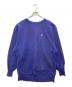 Champion REVERSE WEAVE（チャンピオン リバース ウィーブ）の古着「目あり刺繍スウェット」｜ネイビー