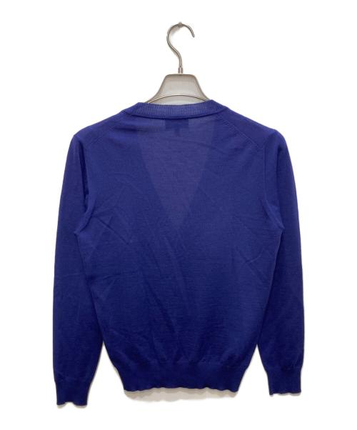 EMPORIO ARMANI（エンポリオ アルマーニ）EMPORIO ARMANI (エンポリオ アルマーニ) Vネックカーディガン ネイビー サイズ:44の古着・服飾アイテム