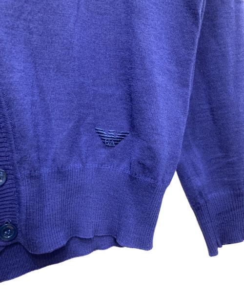 EMPORIO ARMANI（エンポリオ アルマーニ）EMPORIO ARMANI (エンポリオ アルマーニ) Vネックカーディガン ネイビー サイズ:44の古着・服飾アイテム