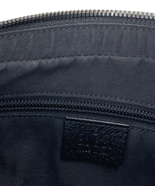 GUCCI（グッチ）GUCCI (グッチ) GGキャンバスショルダーバッグ ブラックの古着・服飾アイテム