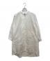 mizuiro-ind（ミズイロインド）の古着「フーデッドリネンブレンドコート」｜ホワイト