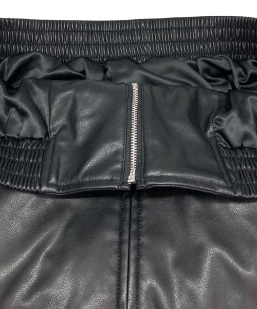 Snidel（スナイデル）Snidel (スナイデル) フェイクレザージャケット ブラック サイズ:Ｆの古着・服飾アイテム