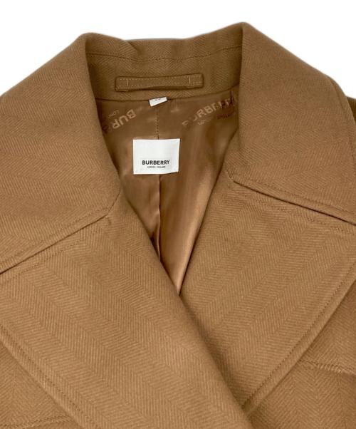 BURBERRY（バーバリー）BURBERRY (バーバリー) ベルテッドウールトレンチコート ブラウン サイズ:38の古着・服飾アイテム