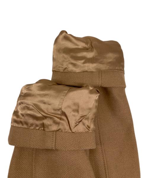 BURBERRY（バーバリー）BURBERRY (バーバリー) ベルテッドウールトレンチコート ブラウン サイズ:38の古着・服飾アイテム