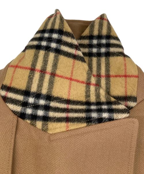 BURBERRY（バーバリー）BURBERRY (バーバリー) ベルテッドウールトレンチコート ブラウン サイズ:38の古着・服飾アイテム