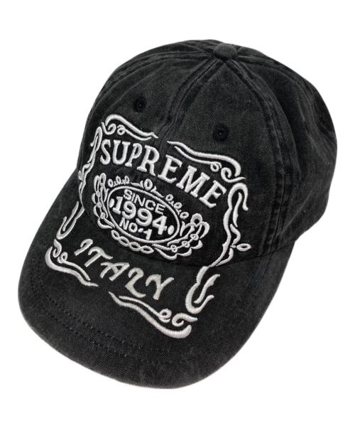 SUPREME（シュプリーム）SUPREME (シュプリーム) ITALY 6-PANEL/イタリア　6パネル ブラックの古着・服飾アイテム
