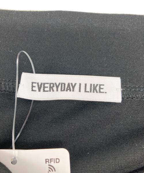 EVERYDAY I LIKE.（エヴリデイ アイ ライク）EVERYDAY I LIKE. (エヴリデイ アイ ライク) New Jersey Flare スカート/ニュー ジャージー フレア スカート ブラック サイズ:38 未使用品の古着・服飾アイテム