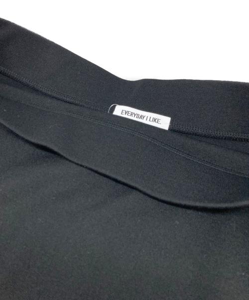 EVERYDAY I LIKE.（エヴリデイ アイ ライク）EVERYDAY I LIKE. (エヴリデイ アイ ライク) New Jersey Flare スカート/ニュー ジャージー フレア スカート ブラック サイズ:38 未使用品の古着・服飾アイテム