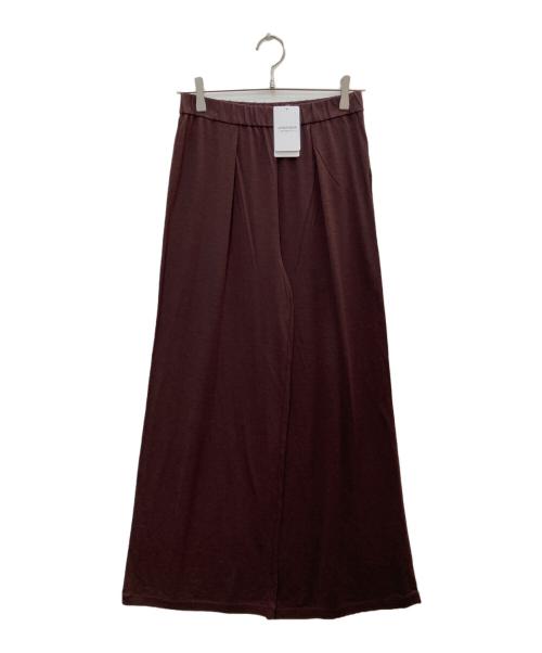 MUSE de Deuxieme Classe（ミューズ ドゥーズィエム クラス）MUSE de Deuxieme Classe (ミューズ ドゥーズィエム クラス) Prime wool jersey パンツ/プライム ウール ジャージー パンツ エンジ サイズ:38 未使用品の古着・服飾アイテム