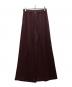 MUSE de Deuxieme Classe (ミューズ ドゥーズィエム クラス) Prime wool jersey パンツ/プライム ウール ジャージー パンツ エンジ サイズ:38 未使用品：12000円