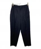 COMME des GARCONS HOMMEコムデギャルソン オム）の古着「ワイドスラックス」｜ネイビー