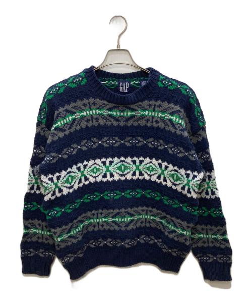 GAP（ギャップ）GAP (ギャップ) コットンニット ネイビー サイズ:Mの古着・服飾アイテム