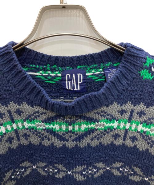 GAP（ギャップ）GAP (ギャップ) コットンニット ネイビー サイズ:Mの古着・服飾アイテム