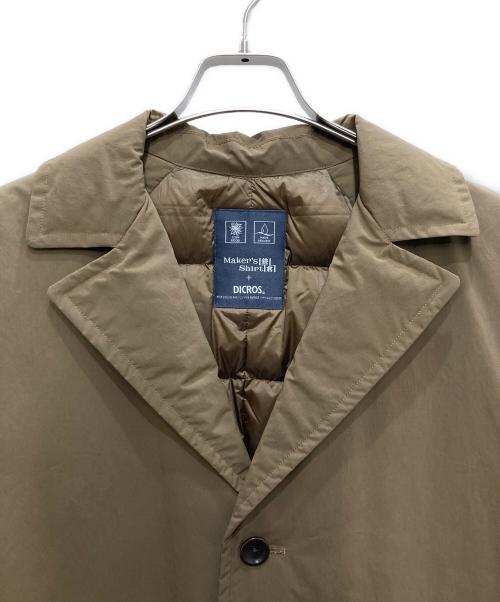 Maker's Shirt 鎌倉（メーカーズシャツカマクラ）Maker's Shirt 鎌倉 (メーカーズシャツカマクラ) DICROS ダウンコート/ディクロス ベージュ サイズ:46の古着・服飾アイテム