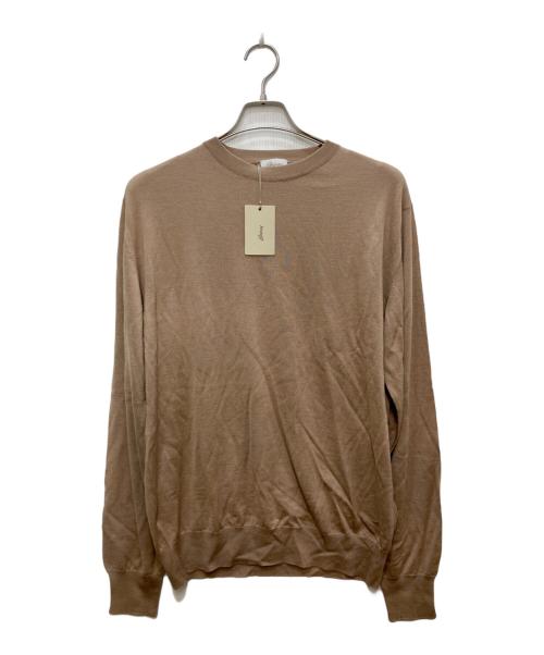 BRIONI（ブリオーニ）BRIONI (ブリオーニ) シルクカシミヤブレンドニット ベージュ サイズ:54 未使用品の古着・服飾アイテム