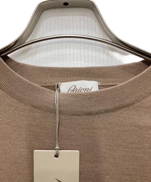 BRIONI（ブリオーニ）BRIONI (ブリオーニ) シルクカシミヤブレンドニット ベージュ サイズ:54 未使用品の古着・服飾アイテム