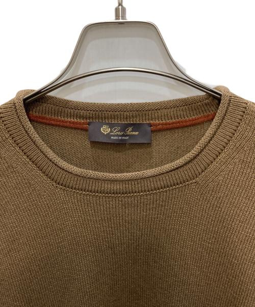 LORO PIANA（ロロピアーナ）LORO PIANA (ロロピアーナ) コットンシルクニット ベージュ サイズ:54の古着・服飾アイテム