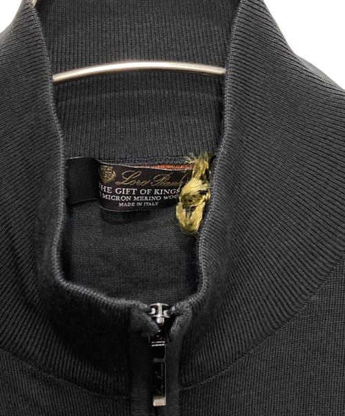 LORO PIANA（ロロピアーナ）LORO PIANA (ロロピアーナ) ヴァージンウール ドライバーズニット グレー サイズ:54 未使用品の古着・服飾アイテム