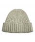 LORO PIANA (ロロピアーナ) ニット帽 ホワイト：12000円