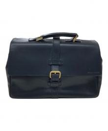 GIORGIO ARMANI（ジョルジョアルマーニ）の古着「レザーハンドバッグ」｜ブラック