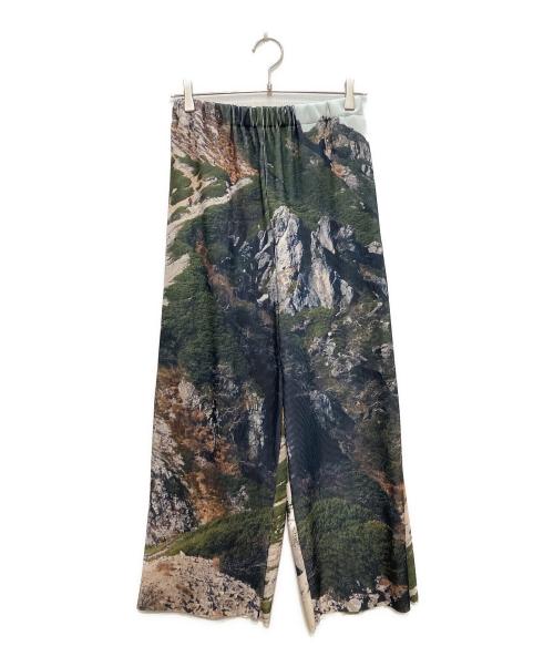 NON TOKYO（ノントーキョー）NON TOKYO (ノントーキョー) プリントパンツ グリーン サイズ:Freeの古着・服飾アイテム