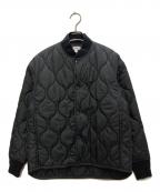 HYKEハイク）の古着「キルティングスナップボタンブルゾン」｜ブラック