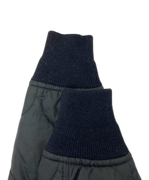 HYKE（ハイク）HYKE (ハイク) キルティングスナップボタンブルゾン ブラック サイズ:1の古着・服飾アイテム