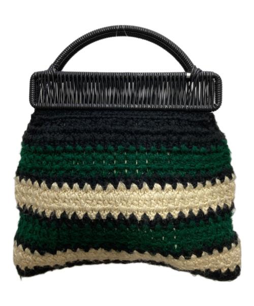 MARNI（マルニ）MARNI (マルニ) クロシェニットバッグ グリーンの古着・服飾アイテム