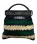 MARNI（マルニ）の古着「クロシェニットバッグ」｜グリーン