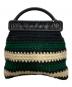 MARNI (マルニ) クロシェニットバッグ グリーン：8000円