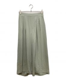 RIVE DROITE（リヴドロワ）の古着「タックワイドスラックス」｜グリーン