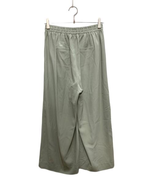 RIVE DROITE（リヴドロワ）RIVE DROITE (リヴドロワ) タックワイドスラックス グリーン サイズ:38の古着・服飾アイテム