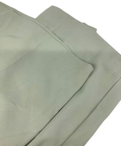 RIVE DROITE（リヴドロワ）RIVE DROITE (リヴドロワ) タックワイドスラックス グリーン サイズ:38の古着・服飾アイテム