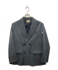 maturely（マチュアリー）の古着「ダブル ブレステッド ジャケット」｜グレー