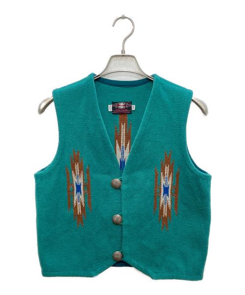 CENTINELA TRADITIONAL ARTS（センチネラトラディショナルアーツ）CENTINELA TRADITIONAL ARTS (センチネラトラディショナルアーツ) チマヨベスト ターコイズ サイズ:38の古着・服飾アイテム