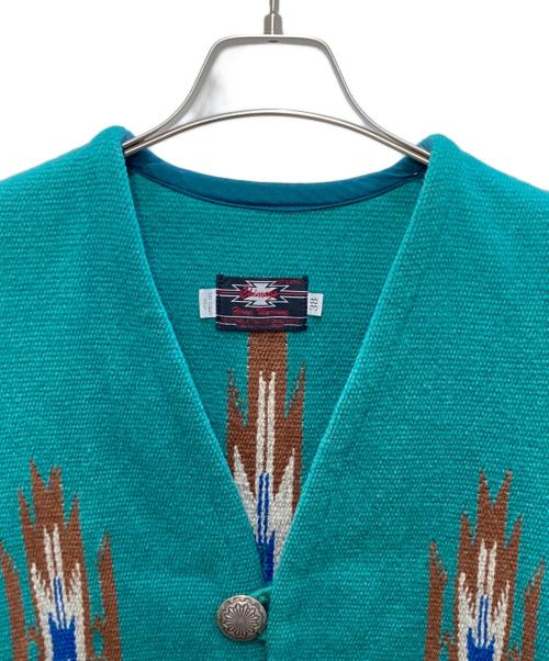 CENTINELA TRADITIONAL ARTS（センチネラトラディショナルアーツ）CENTINELA TRADITIONAL ARTS (センチネラトラディショナルアーツ) チマヨベスト ターコイズ サイズ:38の古着・服飾アイテム
