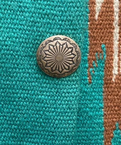 CENTINELA TRADITIONAL ARTS（センチネラトラディショナルアーツ）CENTINELA TRADITIONAL ARTS (センチネラトラディショナルアーツ) チマヨベスト ターコイズ サイズ:38の古着・服飾アイテム