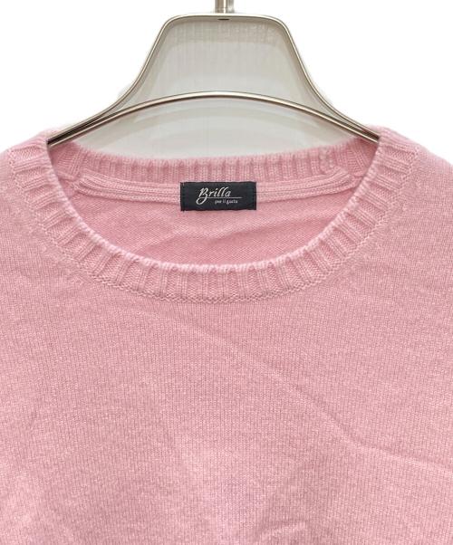 Brilla per il gusto（ブリッラ ペル イルグースト）Brilla per il gusto (ブリッラ ペル イルグースト) カシミヤニット ピンク サイズ:Lの古着・服飾アイテム