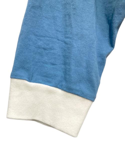 RANDY（ランディー）Randy (ランディー) HAN G/Wash Denim X White カットソー ホワイト×ブルー サイズ:2の古着・服飾アイテム