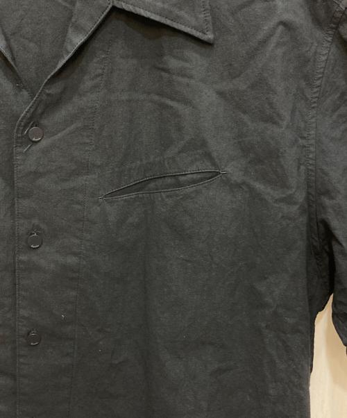 IRENISA（イレニサ）IRENISA (イレニサ) SLASH POCKET SHORT-SLEEVED SHIRT ネイビー サイズ:3の古着・服飾アイテム